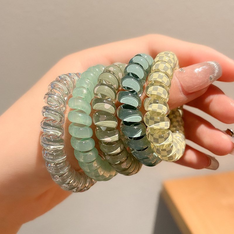 Verano cabello de alta calidad cable telefónico bucle de cabello cuerda de cabeza red 2025 nueva mujer de alta calidad correa de cuerda de cabeza