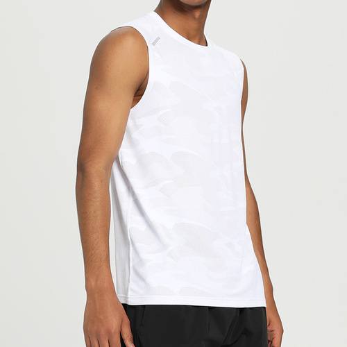 Vest men's loose sports sleeveless summer running quick-drying men's T-shirt fitness clothes basketball sweat-absorbent training clothes