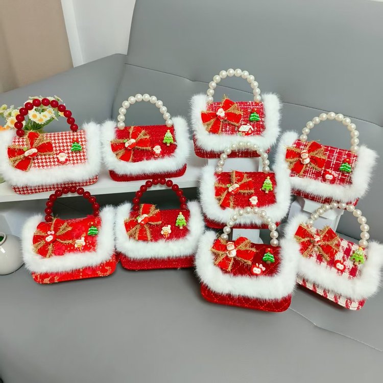 2024 niños Año Nuevo bolso de Año Nuevo niñas bolso de Año Nuevo rojo princesa Aisha bolso de mano de horno oblicuo mochila de niñas