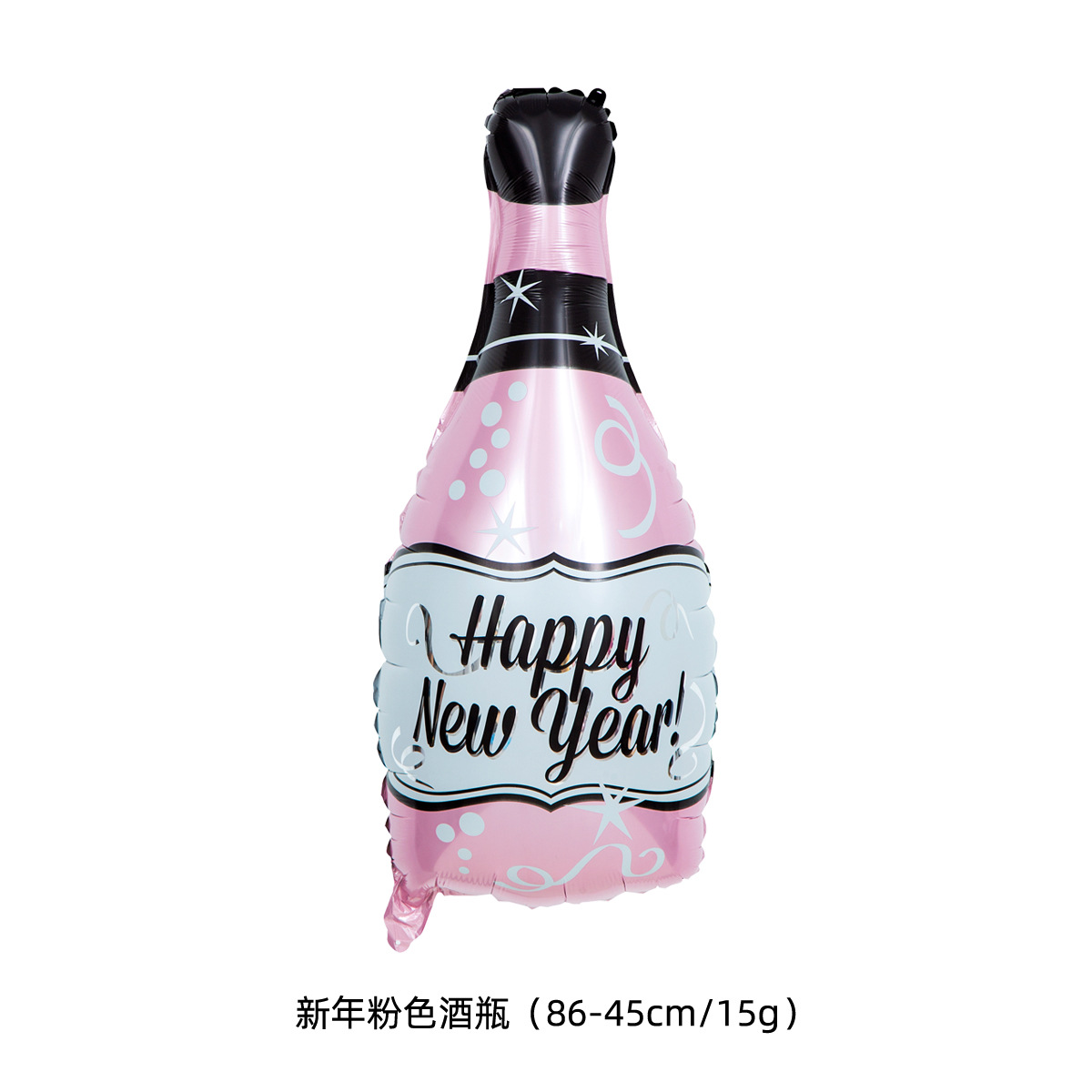 Decoración de fiesta, globo de película de aluminio, disposición transfronteriza, botella de vino de Año Nuevo, copa de vino, botella de vino de cumpleaños, globo de copa de vino al por mayor