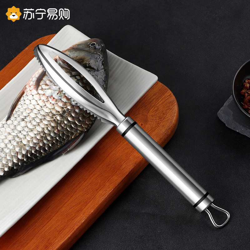 304 acero inoxidable para raspar escamas de pescado cuchillo asesino de pescado profesional escamas cepillo planador doméstico 1102