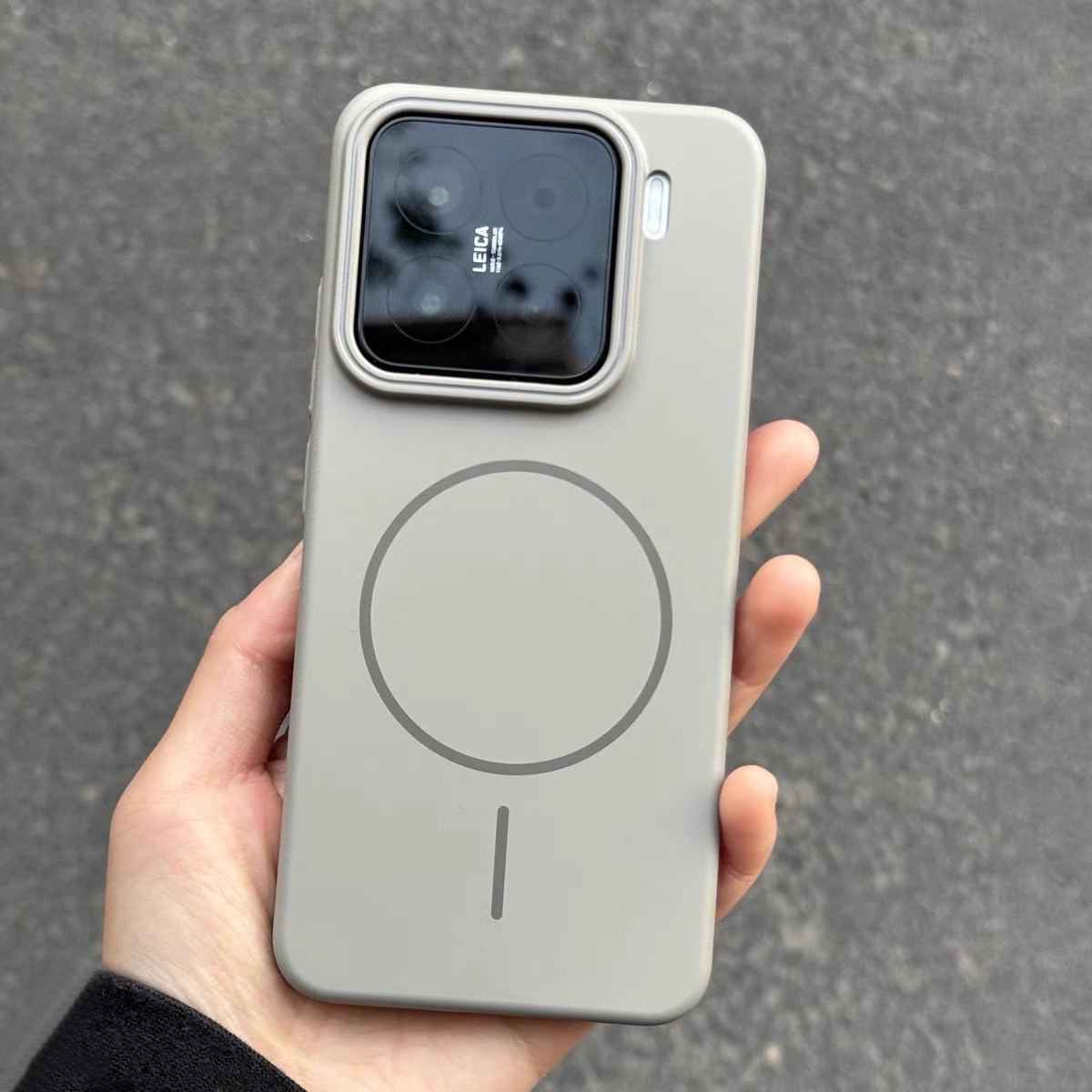 Soft thin circle [titanium gray] (opp bag)