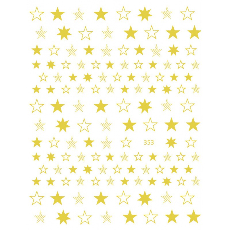 Calle encuentro pegatinas de uñas letras de estrellas joyas japonesas 3D pegatinas de uñas decoración pegatinas de uñas estampado láser pegatinas de uñas