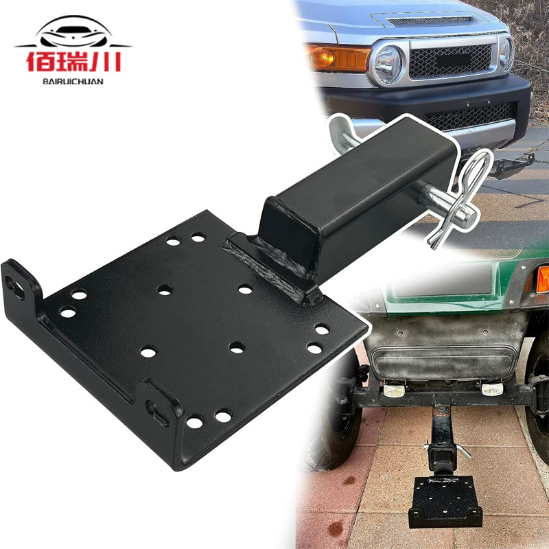 Трансграничный производитель прицеп кронштейн лебедки 2 дюймов приемник ATVUTV монтажная пластина кронштейн лебедки фитинги завод