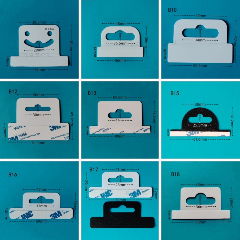 透明PET挂钩 飞机孔挂钩 透明PVC挂钩贴 塑料PP挂钩