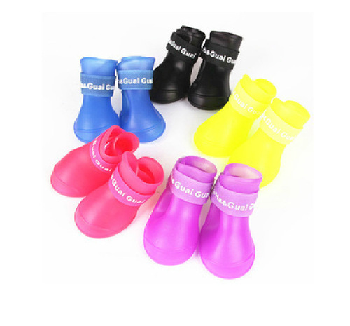 Premium Special Pet Rain Boots Anti-Skid Pet Shoes for Dogs and Cats, Factory Wholesale Pet Supplies