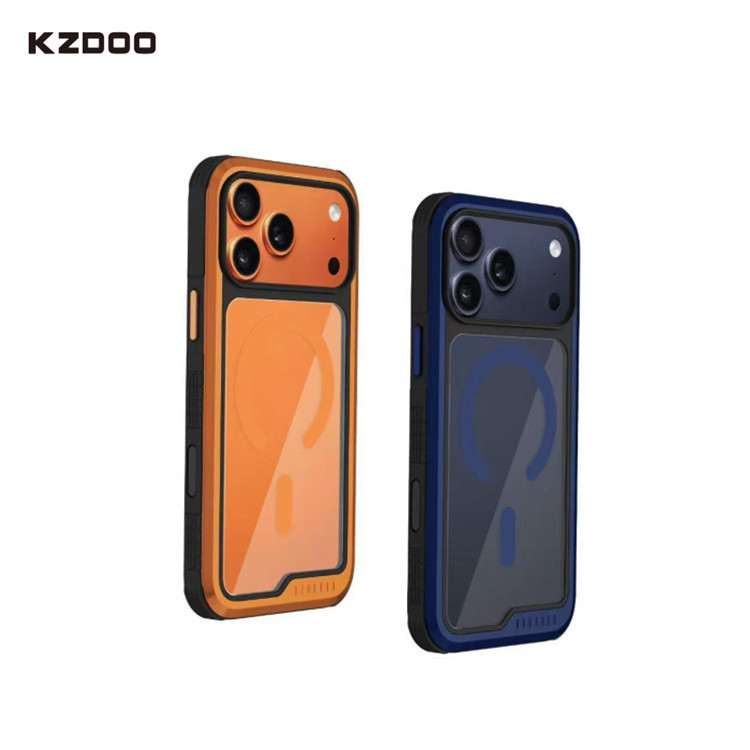 Kzdoo Is Suitable for Apple 17 Mobile Phone Case Mag Ares Sport Magnetic Metal Frame Iphone17Proma