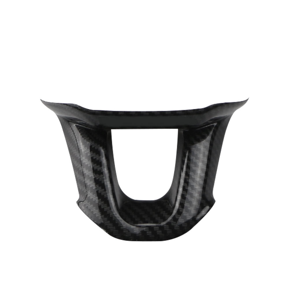 Steering Wheel Sequins ABS Carbon Fiber Interior Trim for Peugeot 2008