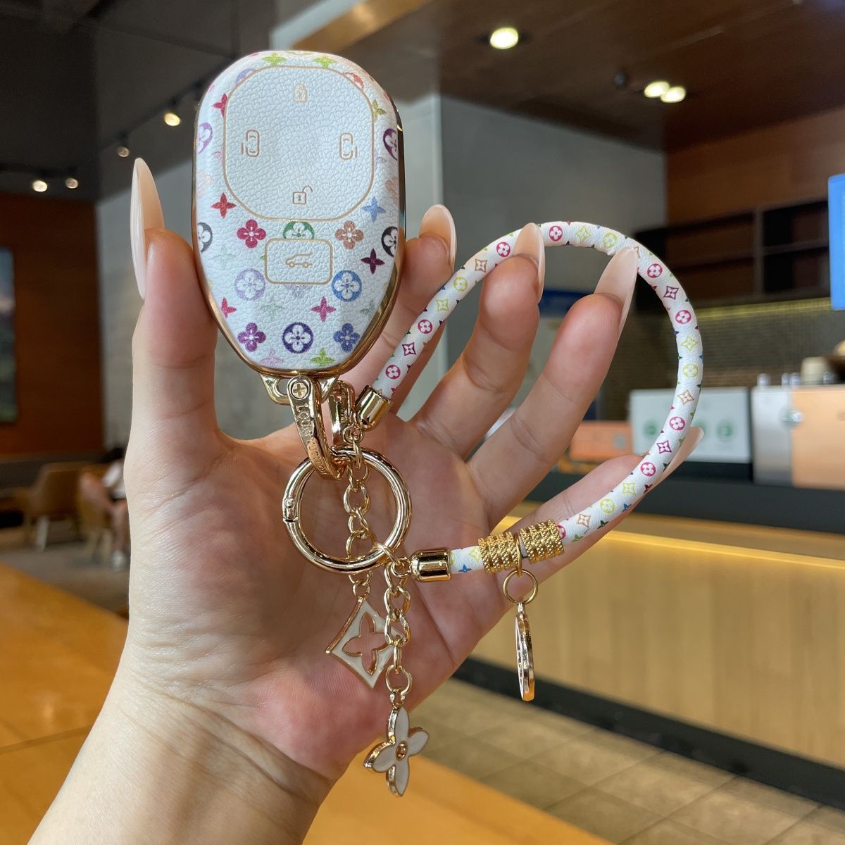 Gac Trumpchi M8 Key Case Gac Trumpchi M8 Luxury Cover E9 Decorative Car Key Holder Zongshi Protective Shell 26 Models