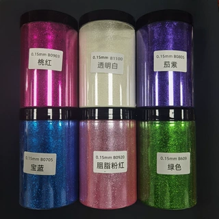 厂家批发0.15mm金葱粉超细闪粉 丝印滴胶水晶泥工艺品颜料500克
