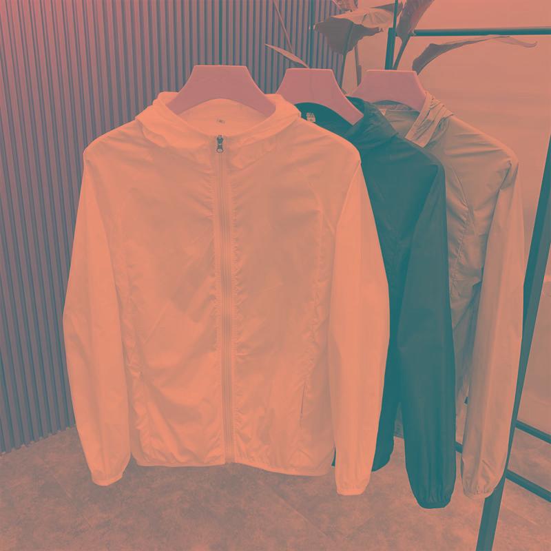 Hooded Ice Silk Thin Fishing Sun Protection Clothing Men's Trendy Brand Sun Protection Clothing 2025 New Summer Long-Sleeved Thin Jacket