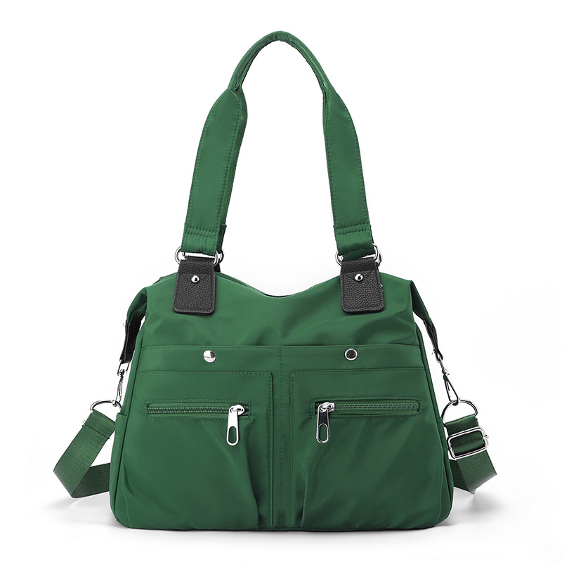 Bolso de mano informal ligero, bolso de lona de gran capacidad para ir al trabajo, bolso cruzado de tela Oxford de moda, bolso de nailon