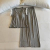 3373.3#Light gray (fixed chest pad) short sleeves + trousers