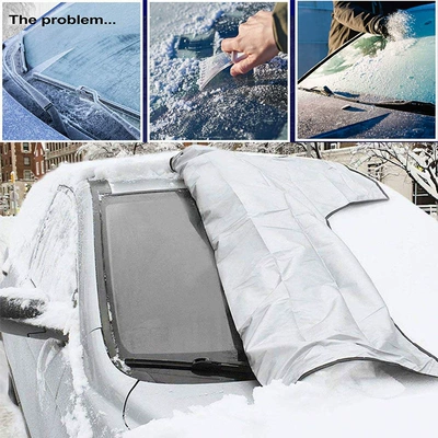 Car snow shield – for front windshield
