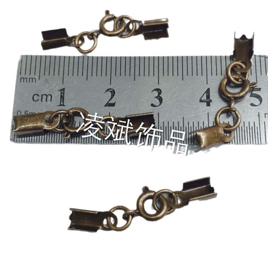 全铜套装项链扣 手链扣 中夹片扣铜弹簧扣 手工制作 DIY饰品