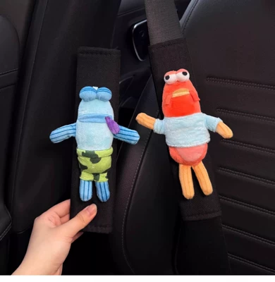 Shoulder Pads, Car Decoration, Seat belt shoulder pad - lying-flat-fish-paralyzed-fish-safety-belt-shoulder-pads