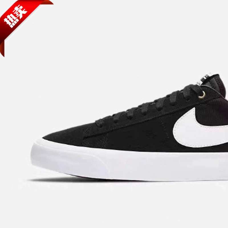 SB Zoom Blazer Низковерхняя обувь черно-белая обувь повседневная мужская и женская толстая подошва ретро студенческие дышащие кроссовки