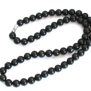 良品 天然泗水砭石项链 8MM 男女通用款