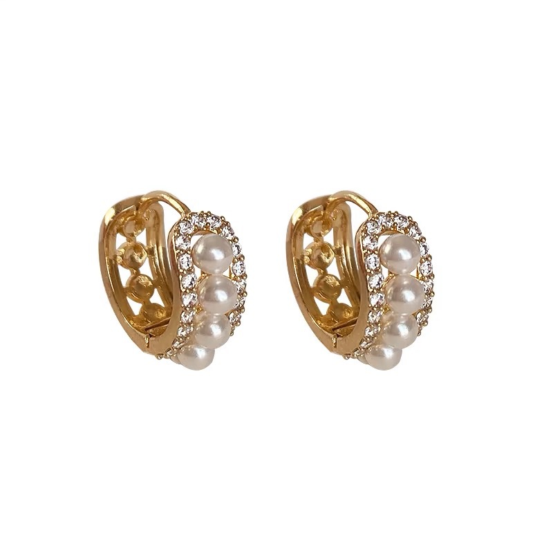 Men’s Titanium Hoop And Stud Earrings Set For Daily Wear_voghion.com