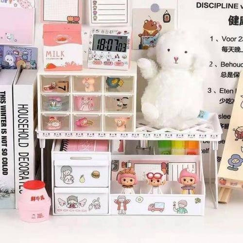 ins desktop storage box basket female drawer type student stationery office desk artifact dormitory cosmetics storage rack