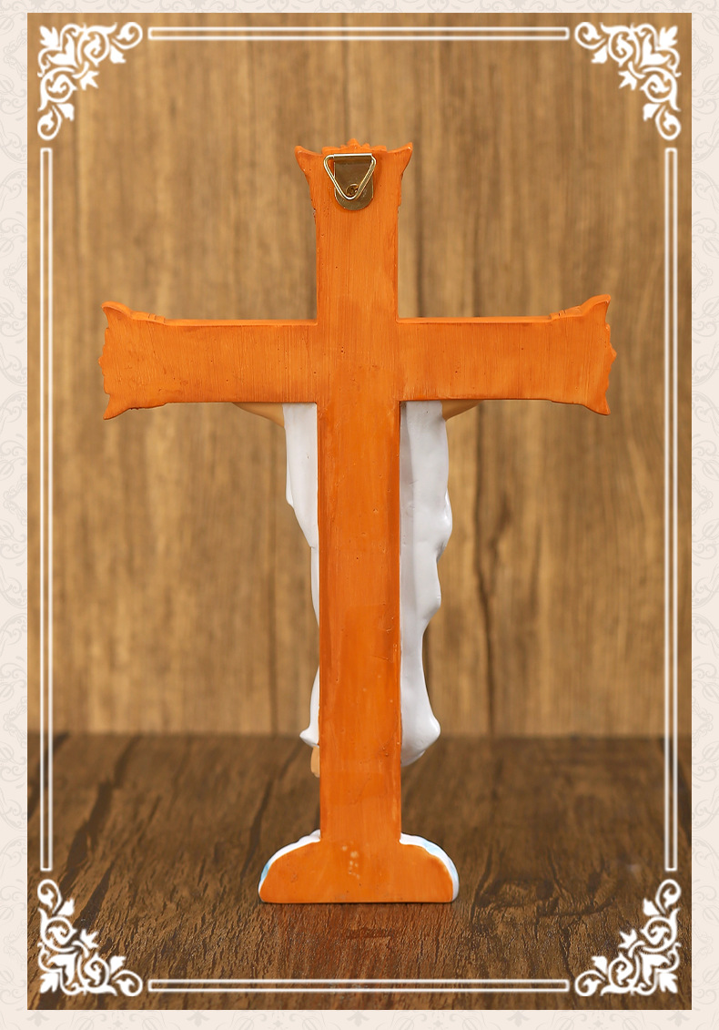 الدينية الحلي عيد الفصح الصليب داخلي الديكور هدية الراتنج الحرف display picture 2