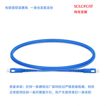 电信级 铠装光纤跳线LC/SC/FC/ST光纤线单模光纤铠装跳纤