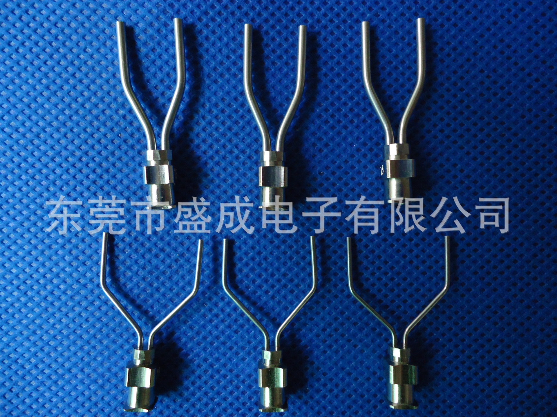 不锈钢双管弯针头，多管针头，非标针头，鱼叉针头不锈钢材质斜口