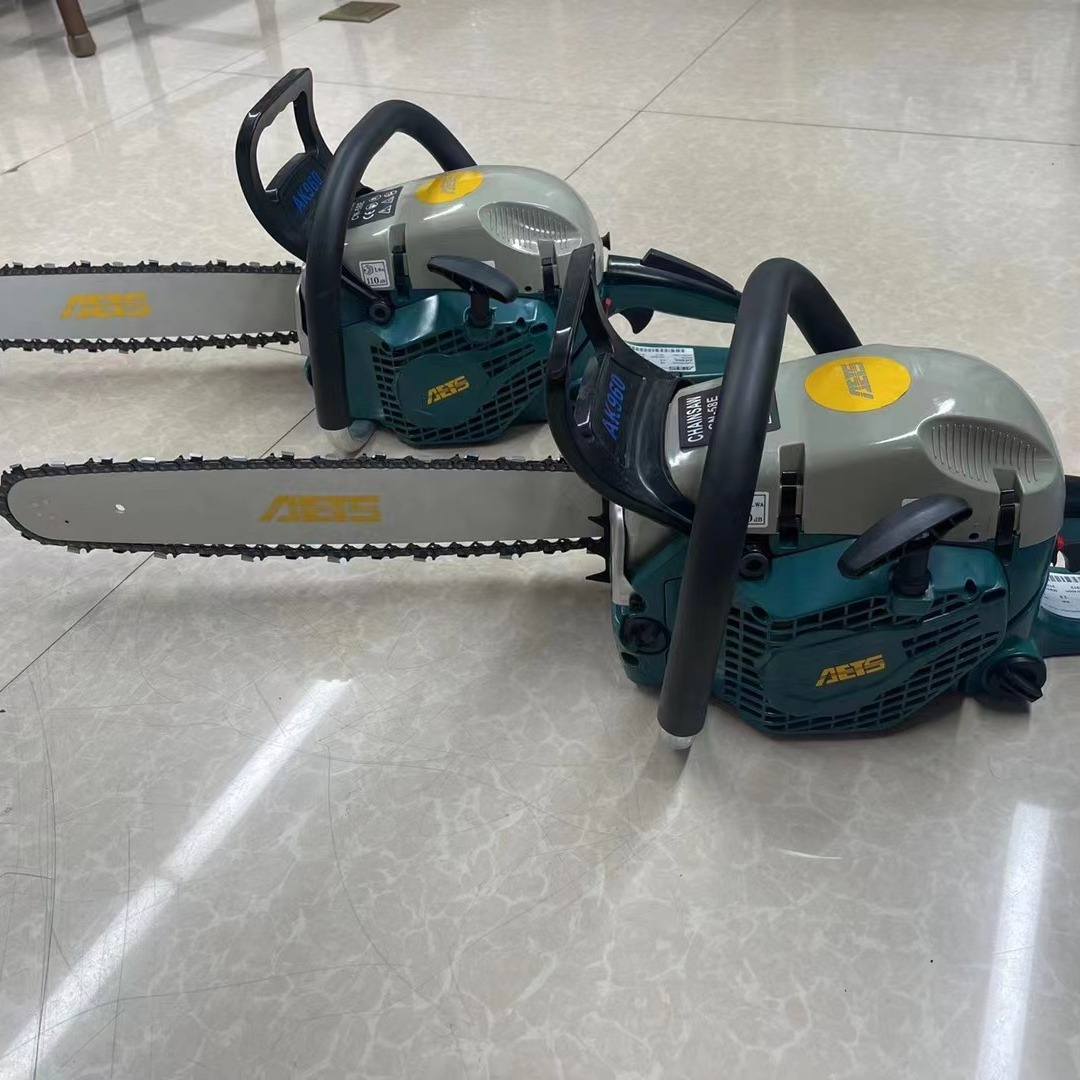 森林伐木锯树专用AK960油锯艾特森进口汽油链锯-贮木场造材