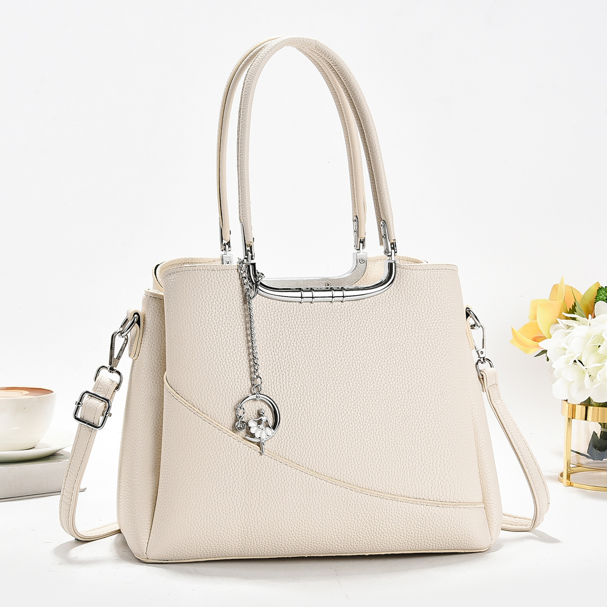 Bolso de gran capacidad de comercio exterior transfronterizo, moderno, simple y moderno para damas, estilo de verano 2025, bolso bandolera atmosférico