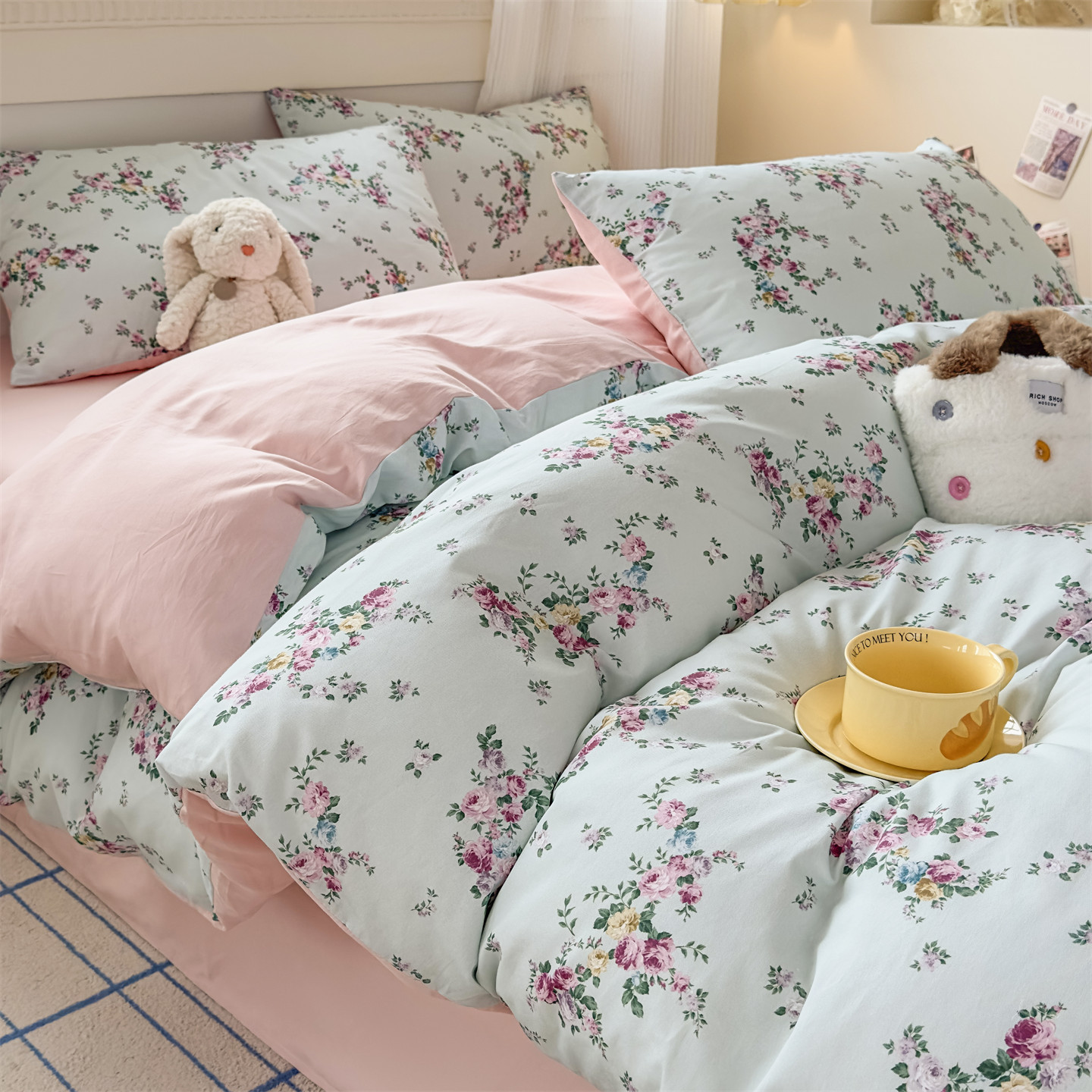 Cama de algodón 100% algodón puede dormir desnudo casa doble colcha cubierta de cuatro estaciones universal 2025 nuevo