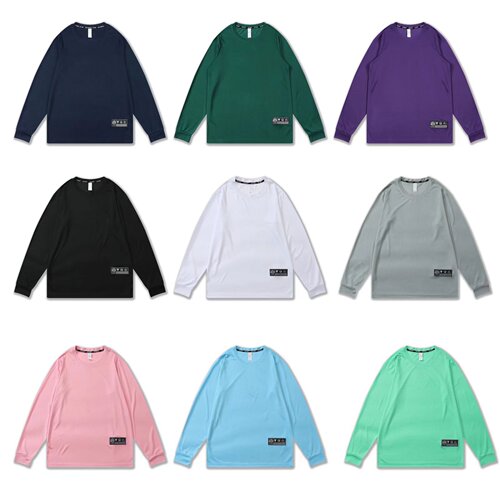 American style basketball long sleeve shooting shirt for men, thin sweat-dripping training top, game running basketball sweatshirt uniform