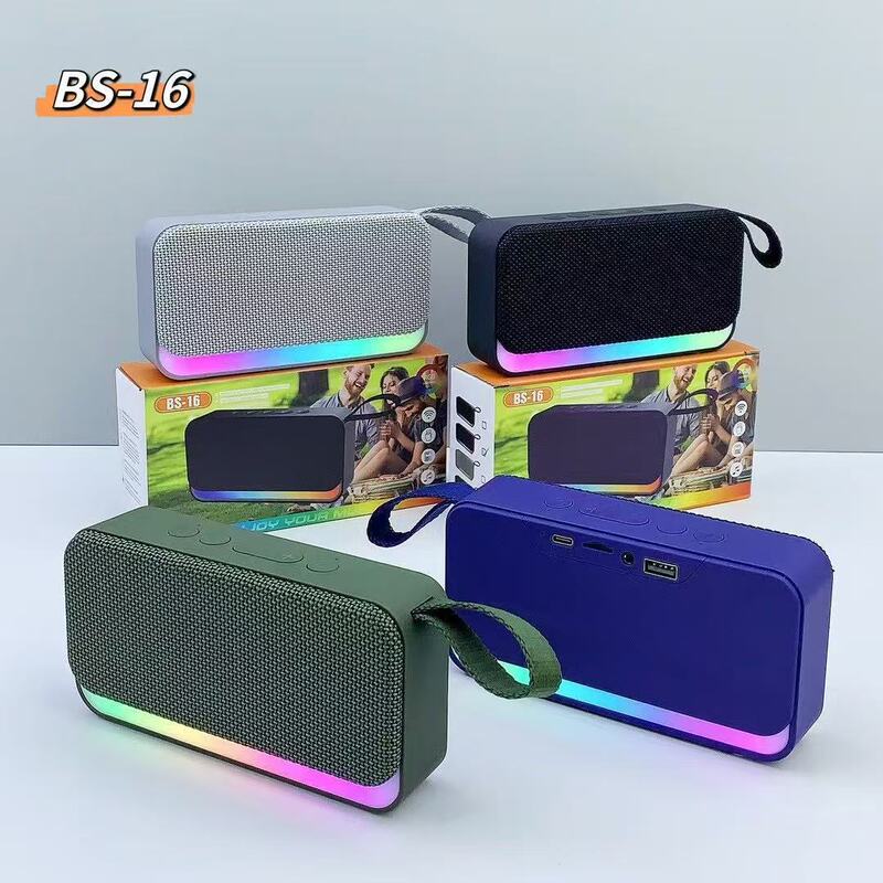 2025新款BS16蓝牙音箱低音炮手提桌面音响户外便携式蓝牙小音响|undefined