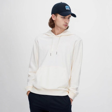 纯色健康连帽套头卫衣男双层本身布立体感280g重磅美式定制男卫衣