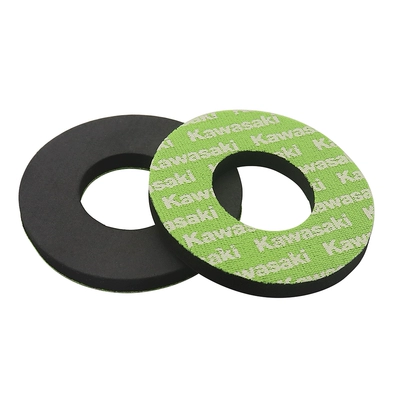 anti-wear ring, donut, Motorcycle Handle Cover - green-ka