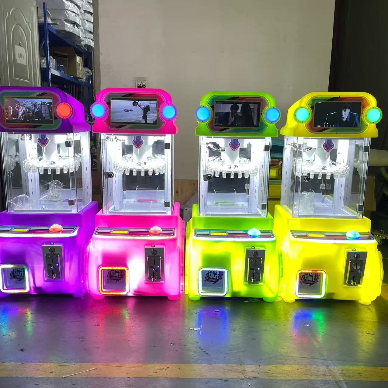 Mini máquina de garras comercial que funciona con monedas para niños, máquina de garras de regalo, fabricante de equipos de juegos de arcade