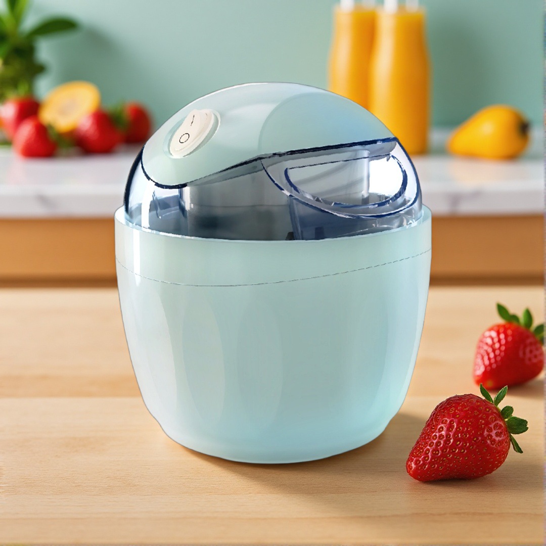 浅蓝迷你雪糕机_15分钟DIY冰淇淋_母婴级材质_CE-LF