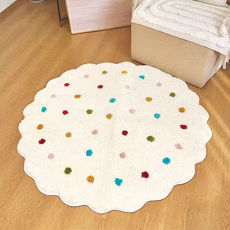 Microfiber Cartoon Children's Play Crawling Mat Room Study Bedside Plush Stepping Carpet Non-Slip Floor Mat