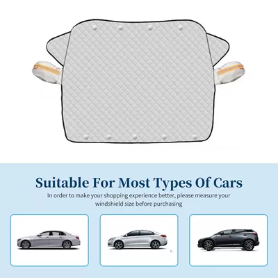 Thickeneded Winter Windshield Cover, Snow — Car snow shield