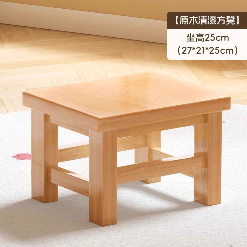 实木小凳子家用儿童木头餐椅靠背小椅子托儿所木凳矮凳幼儿园板凳|undefined