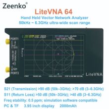 25��� 4����ĻLiteVNA 64 6Ghzʸ��������������߶̲� MF HF VH