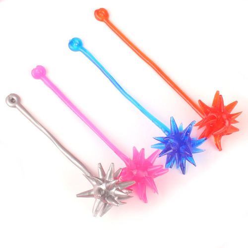 Sticky Meteor Hammer Toy Creative Tricky Sticky Hammer Telescopic Sticky Elastic Sticky Hammer Children's Nostalgic Toy