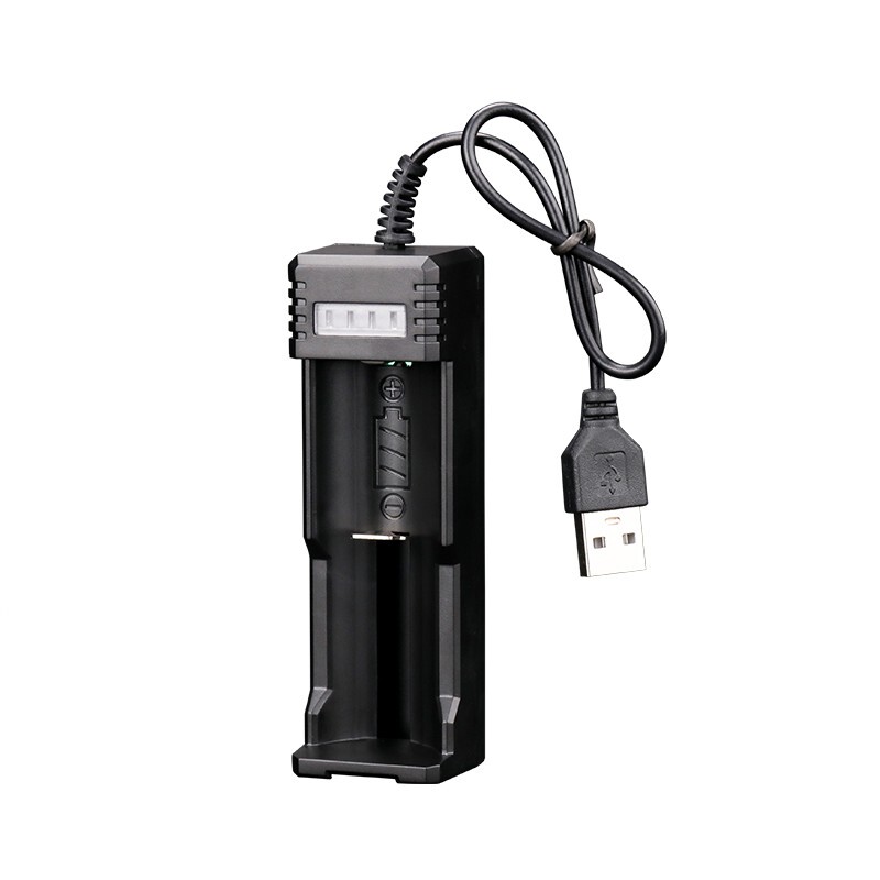 Large capacity 18650 lithium battery 3.7v/4.2v microphone speaker flashlight headlight universal battery charger