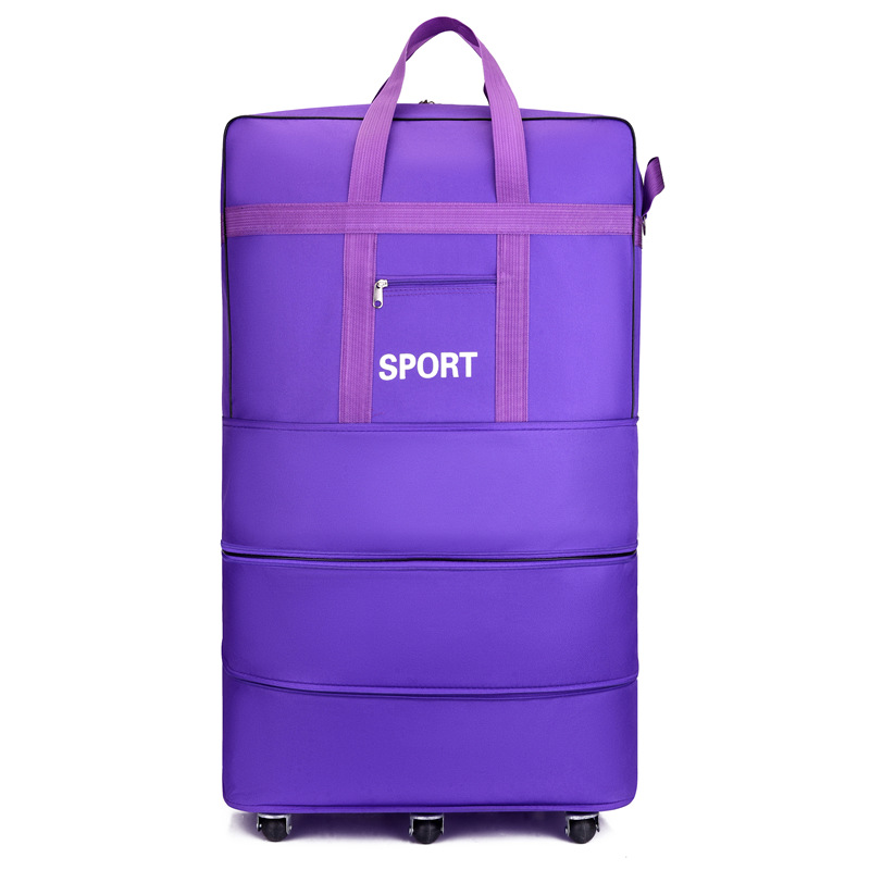 Bolsa de transporte aéreo plegable bolsa de equipaje de trabajo de gran capacidad para hombres de gran tamaño mochila bolsa de almacenamiento bolsa de equipaje con polea