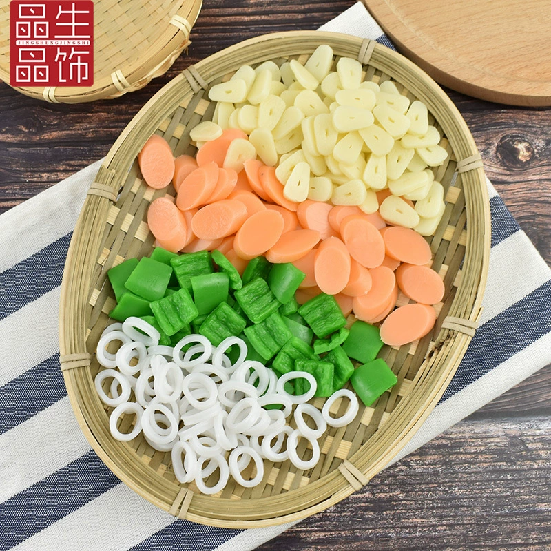 Фруктовые ломтики ресторан овощная дыня фрукты кусочки переца пластиковые ломтики ветчина колбаса чеснок декоративные украшения реквизит