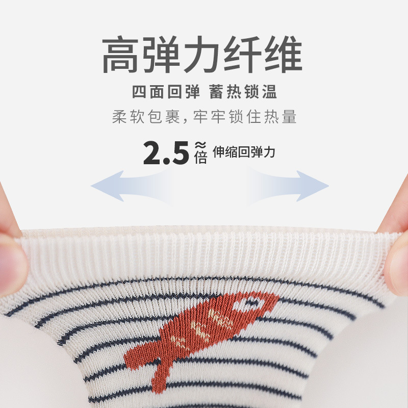 2023 Invierno Nuevos calcetines de bebé recién nacido engrosada Terry deshuesado calcetines de bebé lindo de dibujos animados calcetines de media pantorrilla