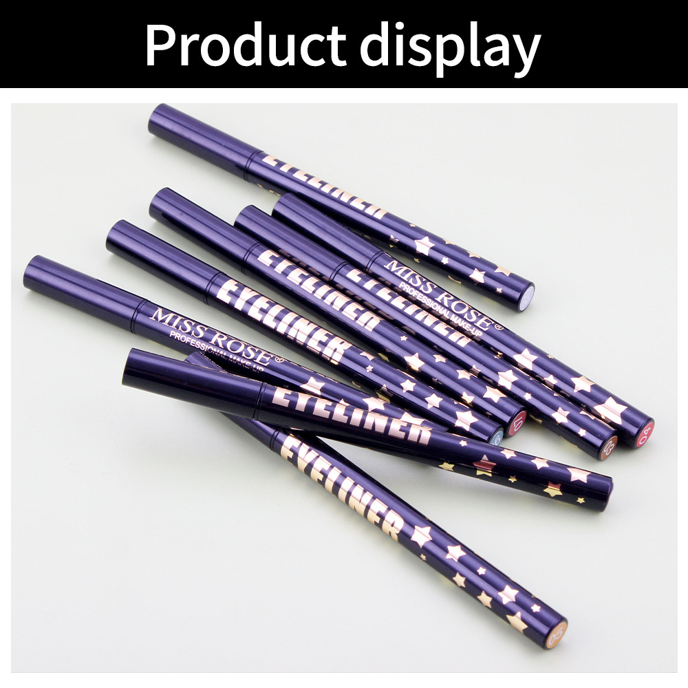 Fashion Colorful Not Easy To Smudge Matte Waterproof Eyeliner Pen display picture 1