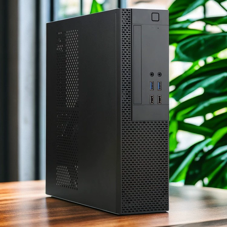 Корпус SKTC UX02 для горизонтальной установки, для материнской платы MATX, пустой настольный шасси 1U, блок питания, оптический привод, видеокарта