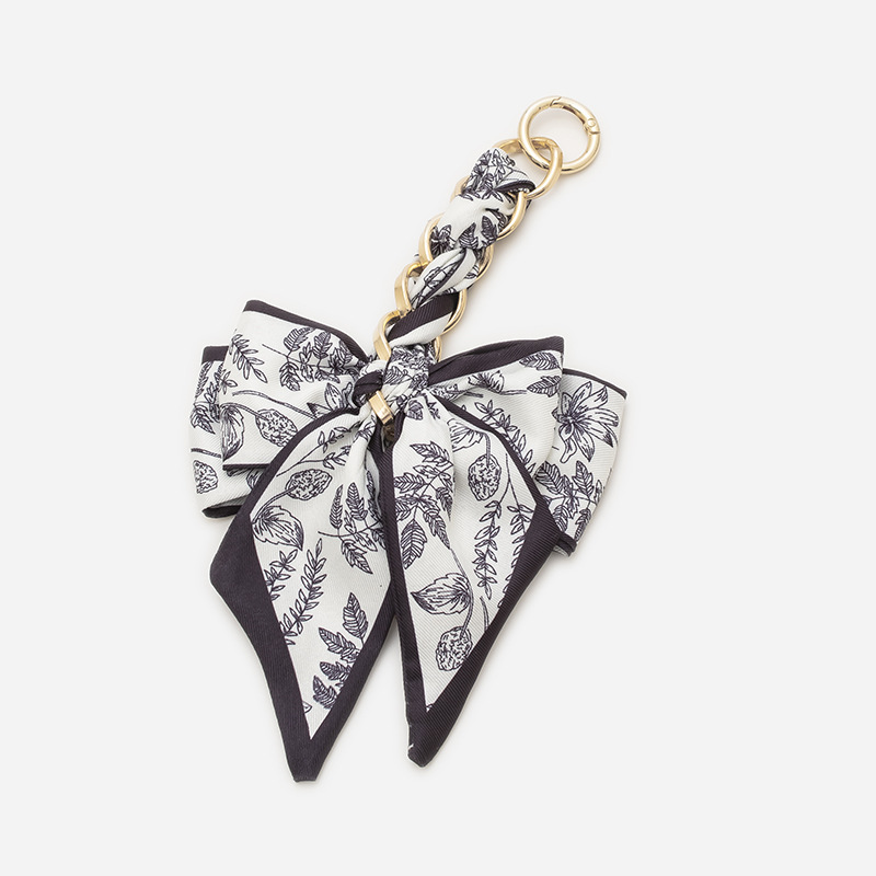 Bolsa de cadena de extensión bolsa de nudo de arco con bolsa de cadena colgante correa de cadena DIY bolsa cadena ajustable hombro alargado axila