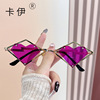 Sunglasses hip-hop style, neon glasses suitable for men and women, European style