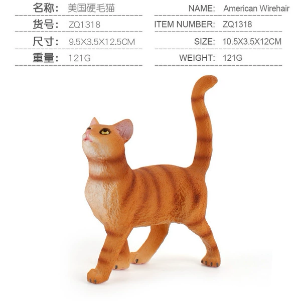 1323 American Wirehair Cat 121g